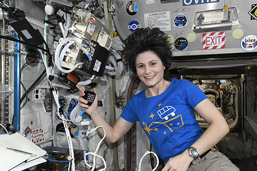 webARISS call from the ISS pillars